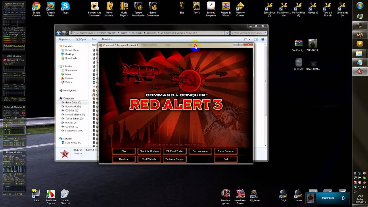command and conquer red alert 2 windowed mode